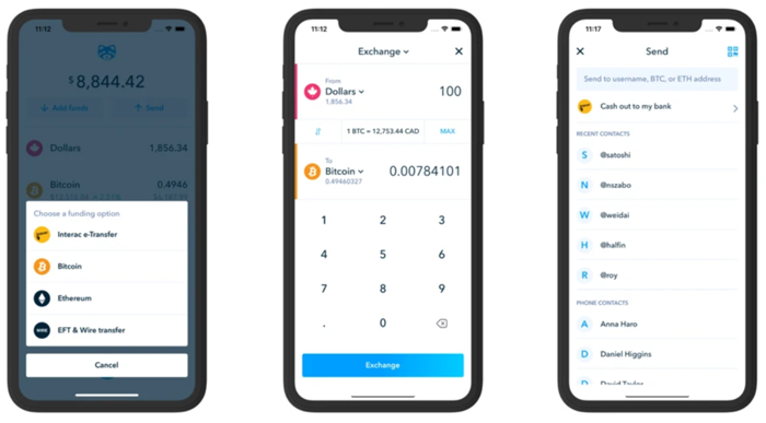 Shakepay Interac e transfer