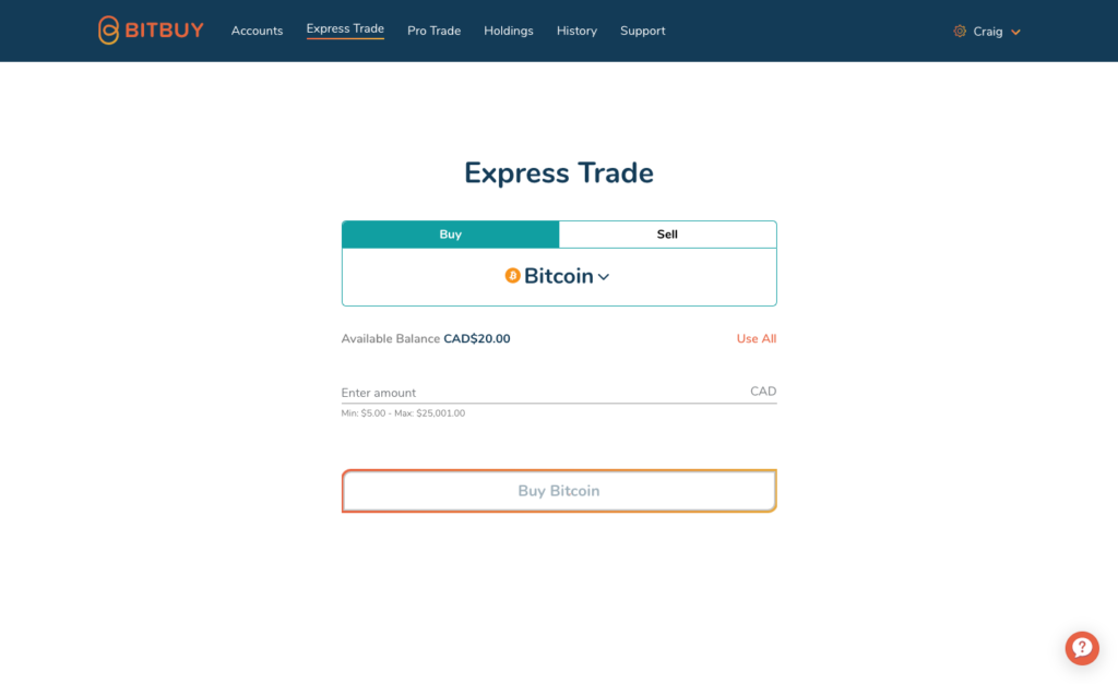 Express Trade Bitbuy