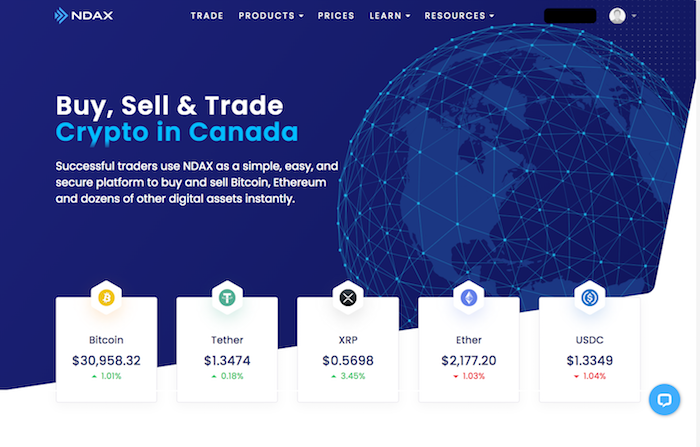 NDAX Website